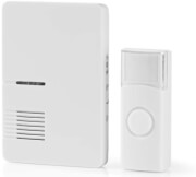 nedis doorb123cwt wireless doorbell set mains powered with light signal white photo