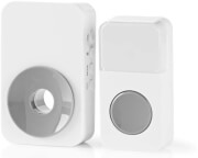 nedis doorb122cwt wireless doorbell set mains powered with 36 melodies photo