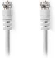 nedis csgp41000wt15 satellite antenna cable f male f male 15m white photo