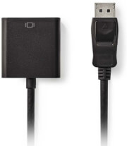 nedis ccgp37250bk02 displayport male dvi d 24 1 pin female cable 02m black photo