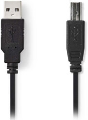 nedis ccgt60100bk10 usb 20 cable a male usb b male 1m black photo