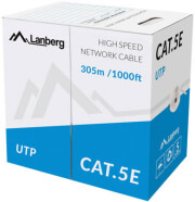 lanberg lan cable utp cat5e 305m solid cu grey photo