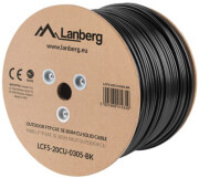 lanberg outdoor lan cable ftp cat5e 305m solid cu black photo