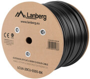 lanberg outdoor lan cable utp cat6 305m solid cu black photo