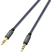 hoco cable 35mm to 35mm upa04 noble sound aux with mic and button tarnish photo