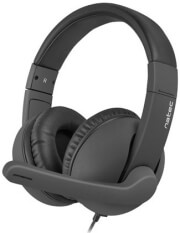 natec nsl 1452 rhea headphones with microphone photo