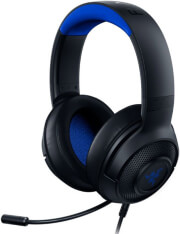 razer kraken x ps4 analog gaming headset black blue photo