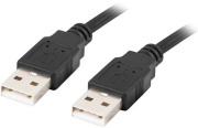 lanberg cable usb a m m 20 05m black photo