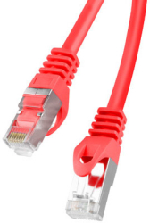 lanberg patchcord cat5e 50m red photo