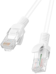 lanberg patchcord cat5e 50m white photo