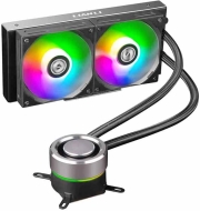 lian li galahad 240 argb water amd intel black photo