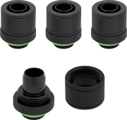 corsair hydro x fitting soft xf straight black 4 pack 10 13mm compression photo