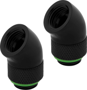 corsair hydro x fitting adapter xf 45 angled rotary black 2 pack photo