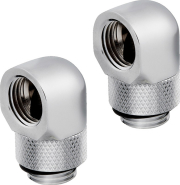 corsair hydro x fitting adapter xf 90 angled rotary chrome 2 pack photo