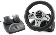 gembird wireless 24ghz steering wheel with vibration photo