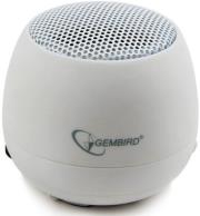 gembird spk 103 w portable speaker white photo