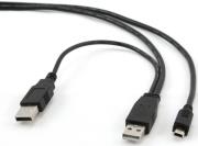 cablexpert ccp usb22 am5p 6 dual usb20 a to mini usb cable 18m photo