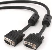 cablexpert cc ppvga 10m b premium vga hd15m hd15m dual shielded w 2xferrite 10m black photo