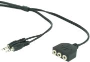 cablexpert cc mic 1 microphone and headphone extension cable 1m photo