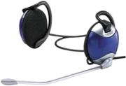 gembird mhs 201 stereo headset blue silver photo