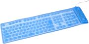 pliktrologio gembird kb 109fel1 bl us backlight flexible 109 keys blue us layout photo