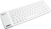 gembird kb btf1 w us bluetooth flexible keyboard white us layout photo