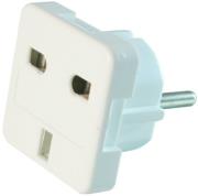 cablexpert a ac ukeu 001 ac power adapter reymatos uk socket to eu schuko plug 75a photo