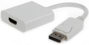 cablexpert a dpm hdmif 002 w displayport to hdmi adapter cable white photo