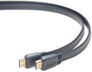 cablexpert cc hdmi4f 10 hdmi male male flat cable 3m black photo