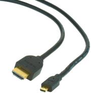 cablexpert cc hdmid 15 hdmi male to micro d male cable with gold plated connectors 45m black photo
