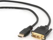 cablexpert cc hdmi dvi 15 hdmi to dvi male male cable with gold plated connectors 5m photo