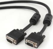 cablexpert cc ppvga 6b premium vga hd15m hd15m dual shielded with 2 ferrite cores 18m black photo