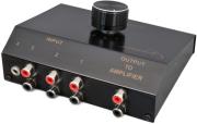 cablexpert dsa 4 4 way audio signal input manual switch box photo
