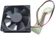 gembird fancase 4 fan for pc case 80mm with 4 pin power connector photo