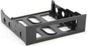 gembird mf 520 b plastic mounting frame for 35 drive in 525 bay black photo