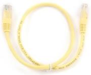 cablexpert pp12 025m y yellow patch cord cat5e molded strain relief 50u plugs 025m photo