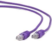 cablexpert pp12 1m v purple patch cord cat5e molded strain relief 50u plugs 1m photo