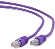cablexpert pp12 5m v purple patch cord cat5e molded strain relief 50u plugs 5m photo