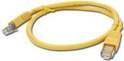 cablexpert pp22 1m y yellow ftp patch cord molded strain relief 50u plugs 1m photo
