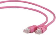 cablexpert pp6 5m ro pink patch cord cat6 molded strain relief 50u plugs 5m photo