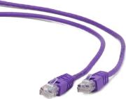 cablexpert pp6 5m v purple patch cord cat6 molded strain relief 50u plugs 5m photo