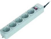 gembird spg3 b 15c power cube surge protector 5 sockets 45m white me diakopti photo