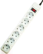 gembird spg6 b 10c power cube surge protector 6 sockets 3m white me diakopti photo