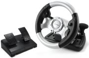 gembird str ffb3 usb force feedback steering wheel photo