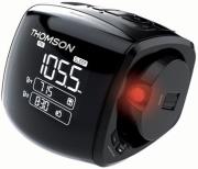 thomson cp280 alarm clock radio with projector black photo