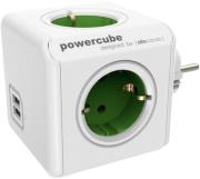 allocacoc powercube original usb green 4 prizes 2 usb