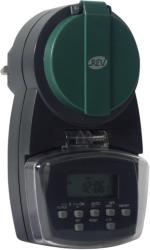 rev digital timer ip44 black green photo