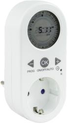 rev digital timer with lcd display white photo