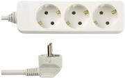 rev 3 way power strip 14m white photo