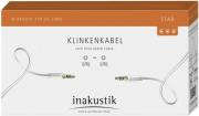 in akustik star mp3 audio cable 35mm jack plug 075m white photo